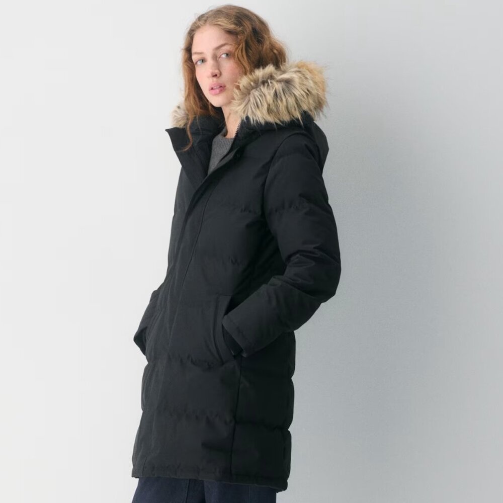 Aritizia TNA The Powder Parka Black Large